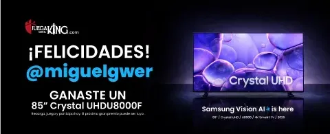 Promoción de premios Samsung Vision AI en Win1 Chile